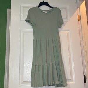 Rolla Coster Sage Green Ribbed Dress